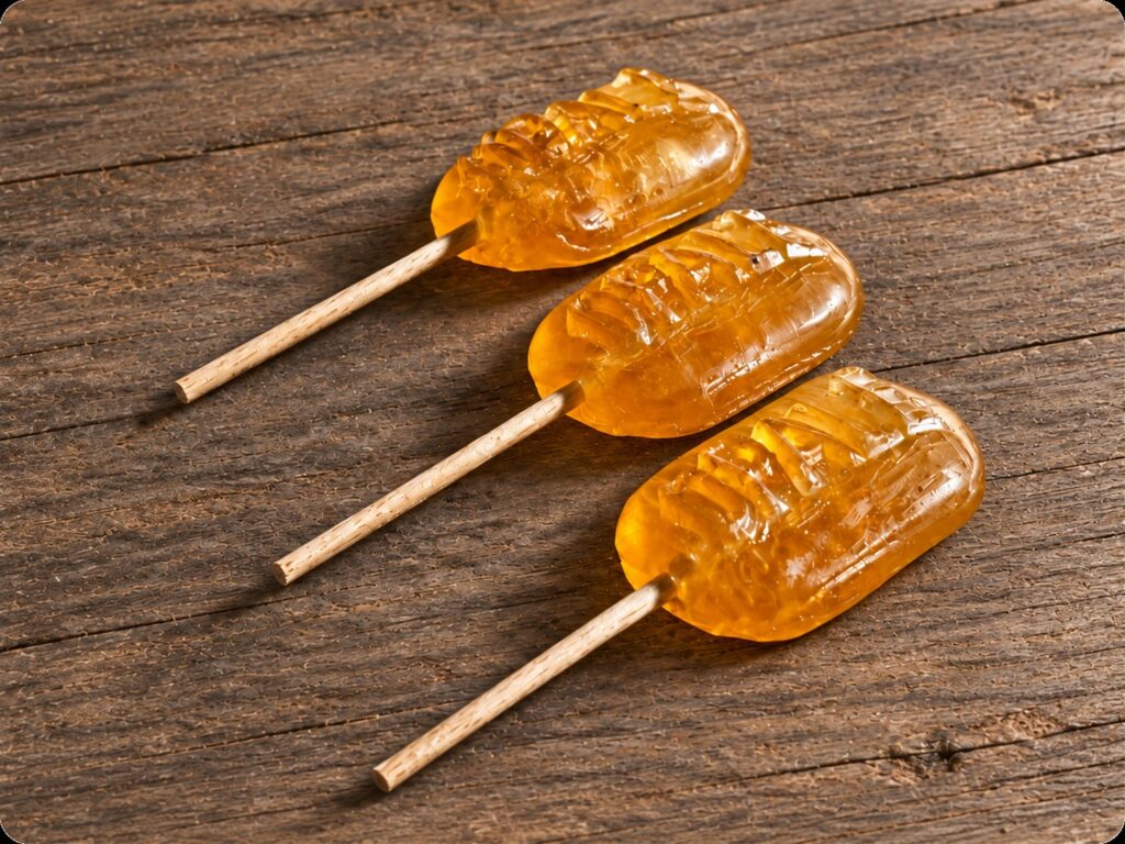Sucettes au miel